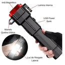 4-in-1 Indestructible Tactical Flashlight - Ultra Power + FREE SHIPPING