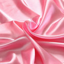 LuxPink Set - Mattress Cover + Silk Satin Sheet + Pillowcases