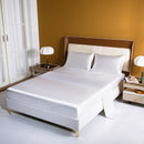 LuxPink Set - Mattress Cover + Silk Satin Sheet + Pillowcases
