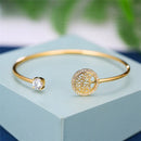Tree of Life Bracelet with Cubic Zirconia Crystals