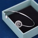Tree of Life Bracelet with Cubic Zirconia Crystals
