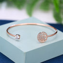 Tree of Life Bracelet with Cubic Zirconia Crystals