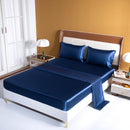 LuxPink Set - Mattress Cover + Silk Satin Sheet + Pillowcases