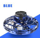 Flynova Fidget Spinner Mini Drone LED UFO Type Flying Helicopter Spinner Fingertip Upgrade Flying Gyro Drone Toy Kids Gift