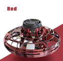 Flynova Fidget Spinner Mini Drone LED UFO Type Flying Helicopter Spinner Fingertip Upgrade Flying Gyro Drone Toy Kids Gift