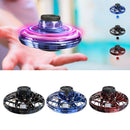 Flynova Fidget Spinner Mini Drone LED UFO Type Flying Helicopter Spinner Fingertip Upgrade Flying Gyro Drone Toy Kids Gift