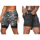 BUY 1 GET 2 - Double Layer Dry Fit Shorts with Internal Pocket