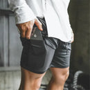 BUY 1 GET 2 - Double Layer Dry Fit Shorts with Internal Pocket