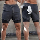 BUY 1 GET 2 - Double Layer Dry Fit Shorts with Internal Pocket
