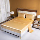 LuxPink Set - Mattress Cover + Silk Satin Sheet + Pillowcases